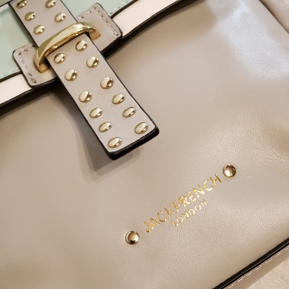 NWT Jack French London Smooth Leather Crossbody - Picture 2 of 8